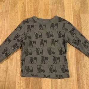 Circo polar bear print long sleeved shirt